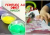 Peinture au doigt pour activité sensorielle Montessori Homemade finger paint montessori activities