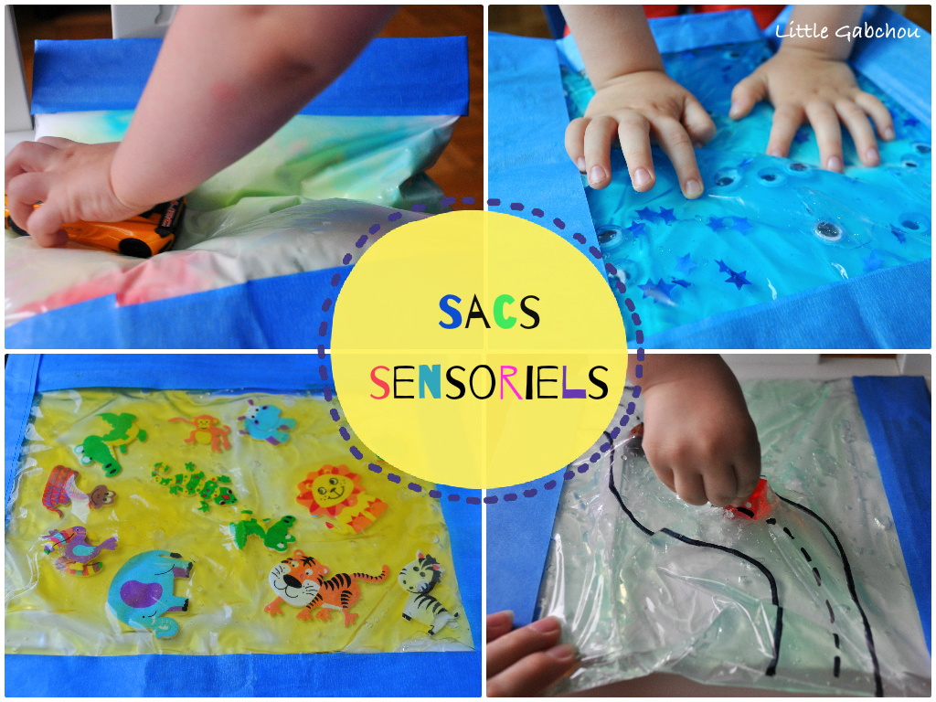 Sacs sensoriels Montessori sensory bags Montessori activities
