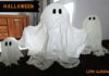 DIY fantômes d'Halloween qui flottent à faire avec les enfants