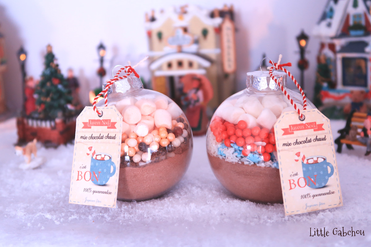 Idee Cadeau De Noel A Faire Soi Meme Les Boules Chocolat Chaud