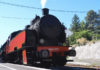 Le train à vapeur qui traverse le parc national des Cévennes