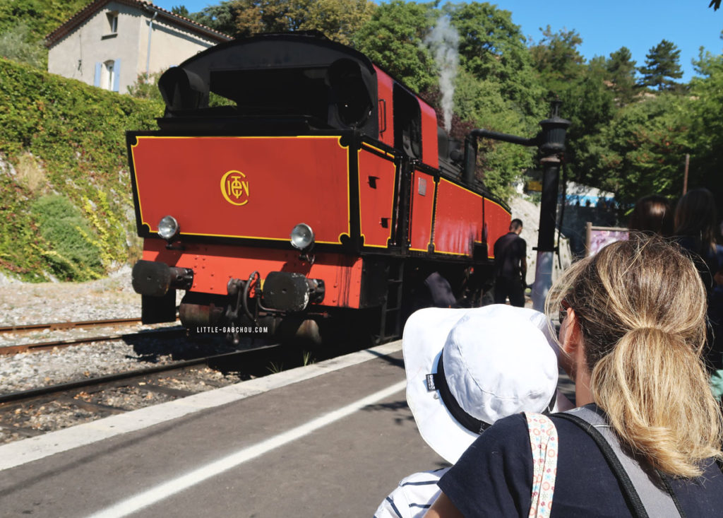 locomotive du train à vapeur des Cévennes