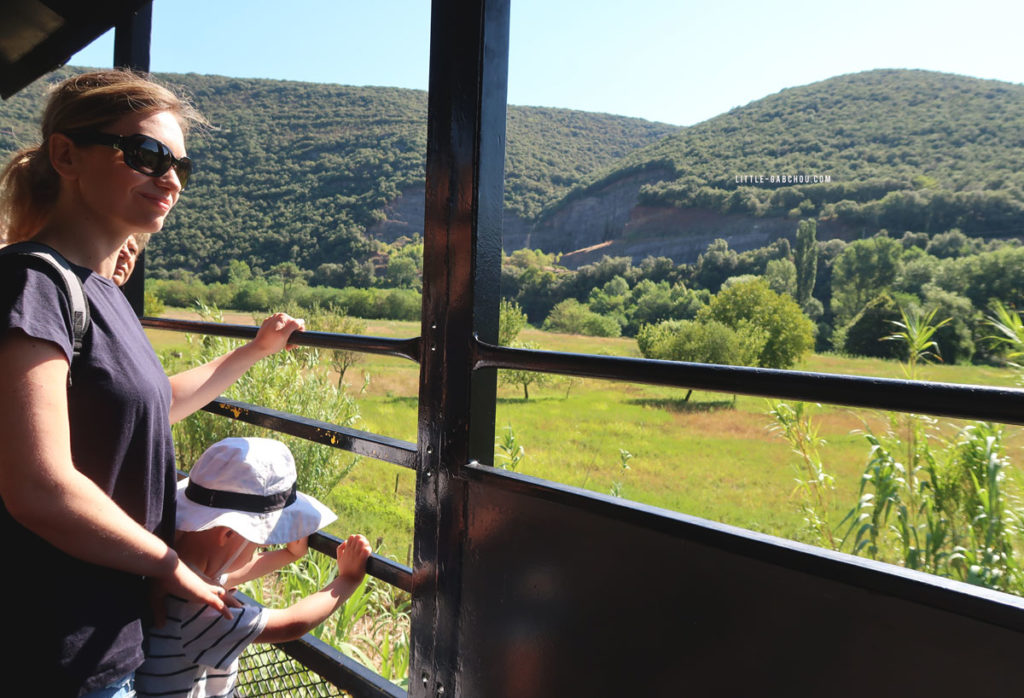 à bord du train à vapeur des cévennes