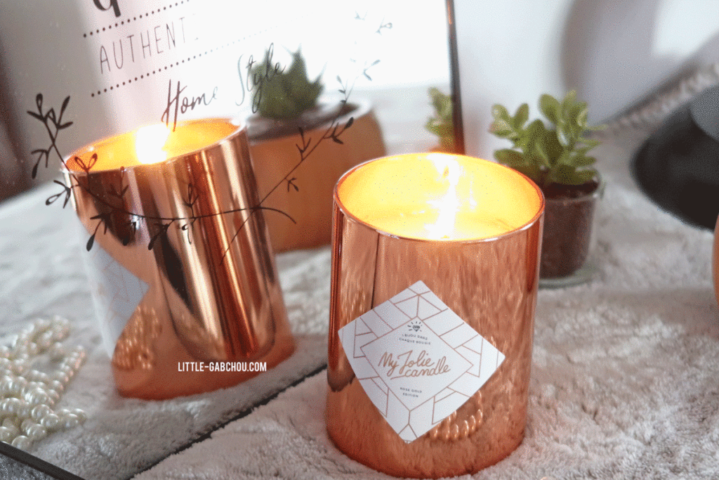 My jolie candle rose gold edition