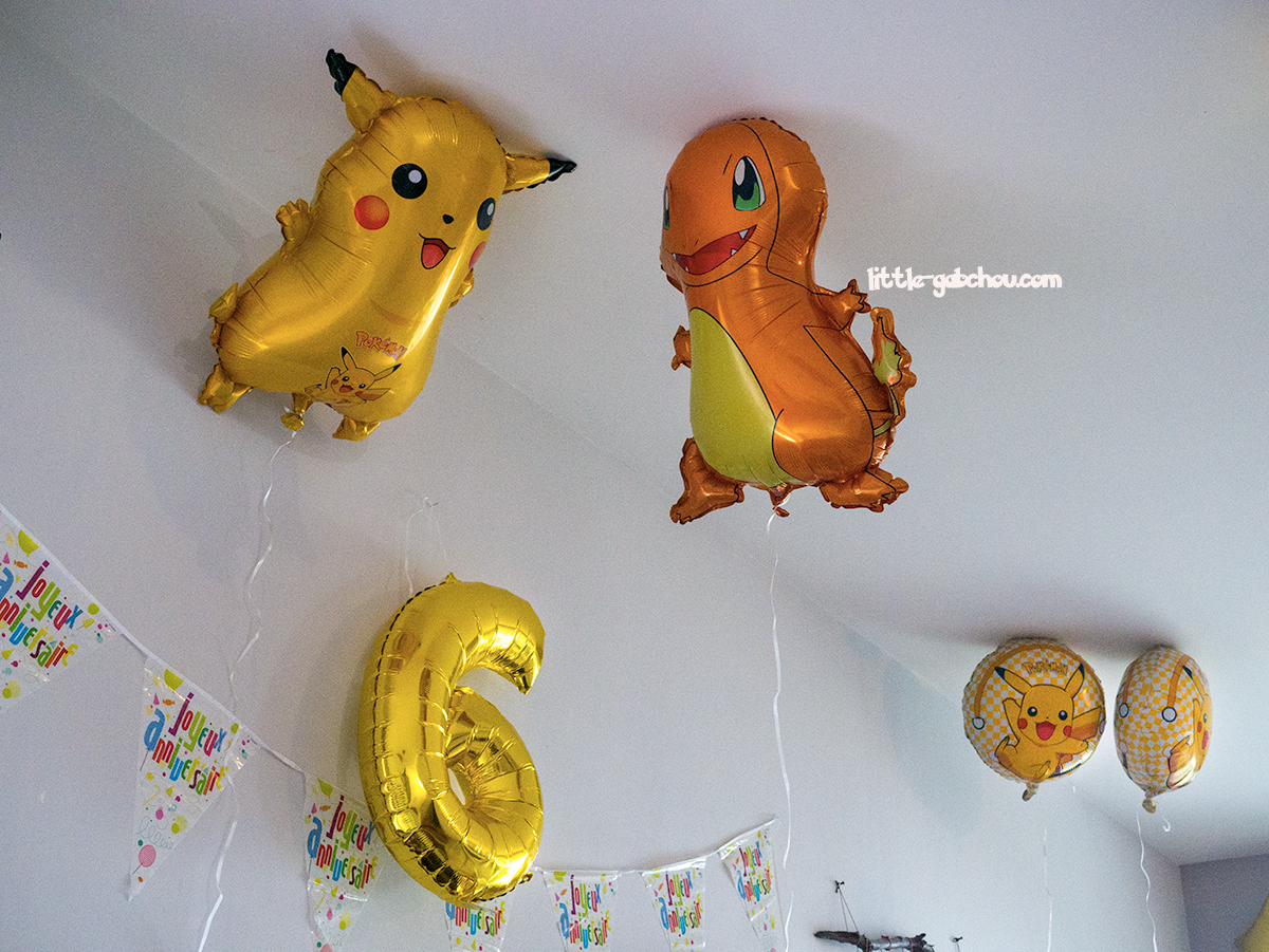 Anniversaire sur le thème de Pokemon pour les 6 ans de Gab(Pika)chu!
