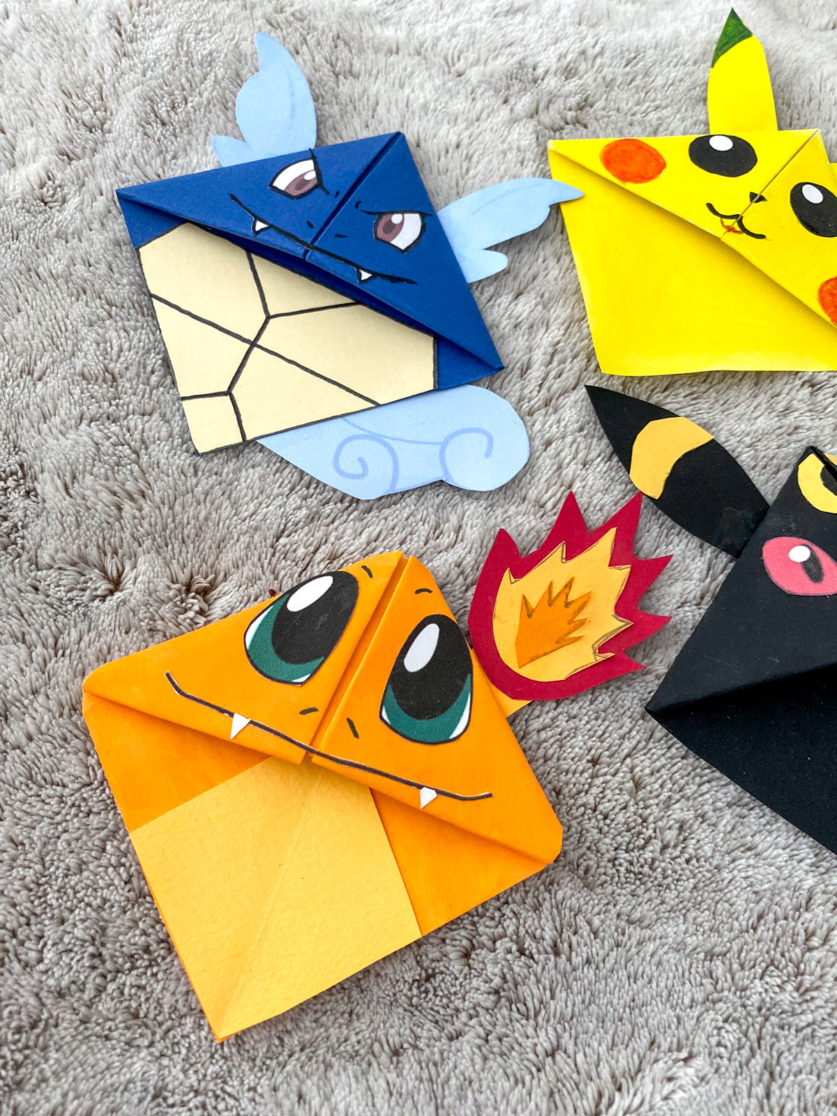 DIY marque-pages sur le thème des Pokemon