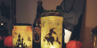 DIY: des bocaux lanternes ensorcelés pour Halloween