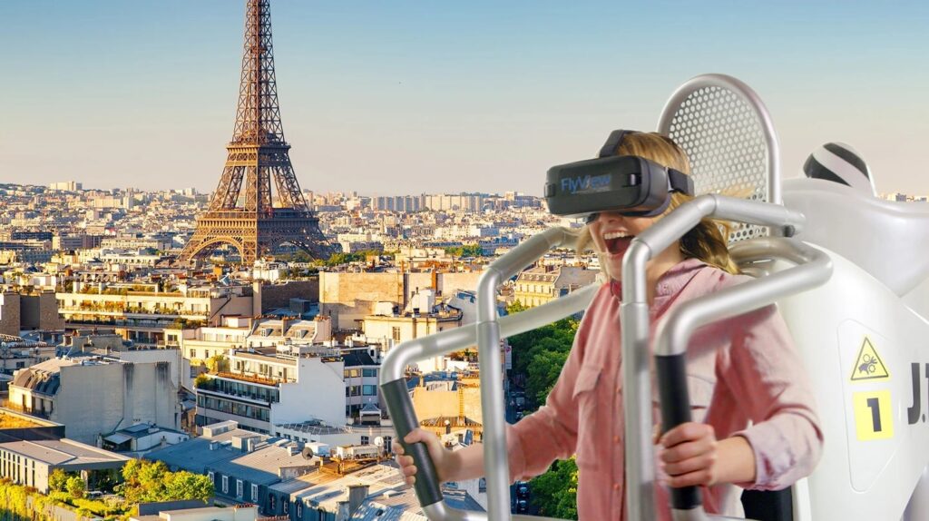 Attraction FlyView en réalité virtuelle à Paris