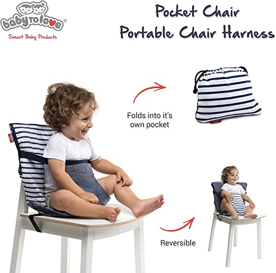Chaise haute portable pour voyager avec bébé