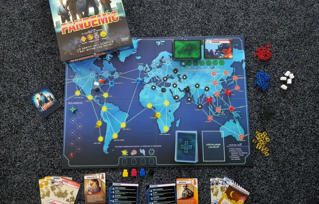 Jouets idées cadeaux- les jeux de société collaboratifs avec Pandemic